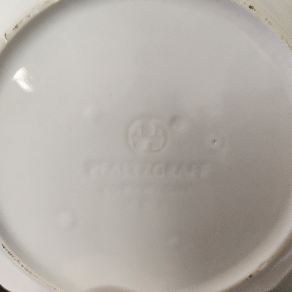 Set of 4 Vintage Pfaltzgraff Heritage White Saucers for Cups Mugs Set #2 - Picture 2 of 4